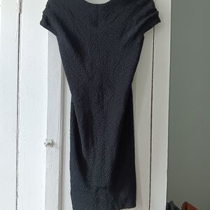 BALENCIAGA DRESS. BLAK. 100% SILK. SIZE 36